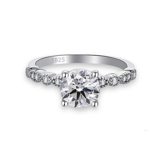 Ida Ring-  925 Sterling Silver Cubic Zirconia